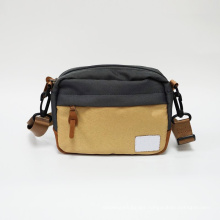 Plain Vintage Quality Travel Outdoors Messenger Bag Waist Belt Crossbody Sling Cycle Hip Zipper Pouch Men′s Shoulder Bag